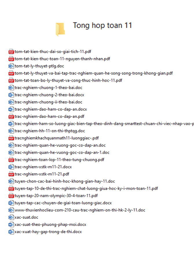 image for page Tổng hợp lý thuyết và bài tập trắc nghiệm toán 11
