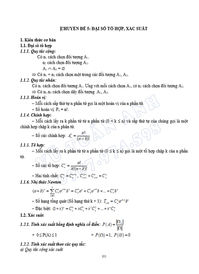 image for page Tổng hợp lý thuyết và bài tập trắc nghiệm toán 11