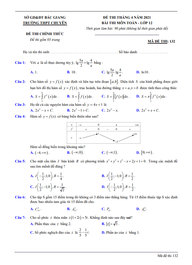 image for page Tổng hợp các đề thi học kì và đề thi tham khảo lớp 12 