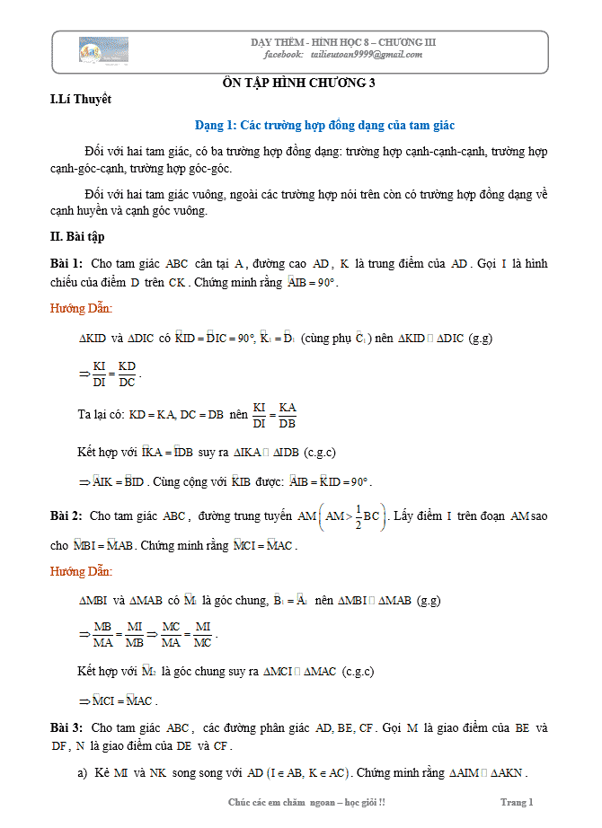 image for page Trọn bộ tài liệu dạy thêm toán 8 theo chủ đề