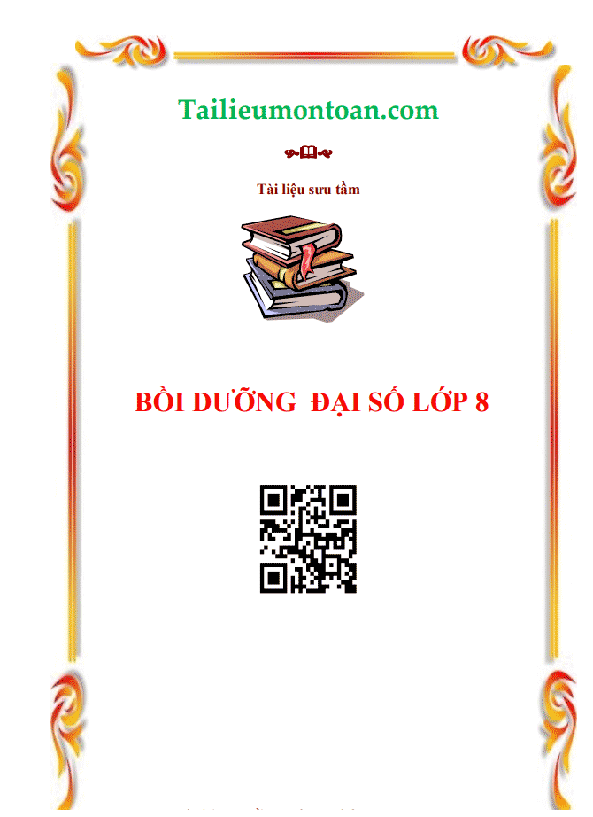 image for page Tổng hợp bộ chuyên đề, đề thi học sinh giỏi toán 8 dạng pdf