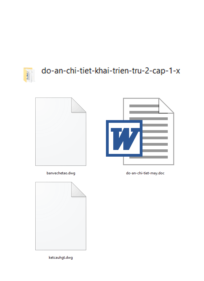 image for page Đồ án chi tiết khai triển trụ + bản vẽ