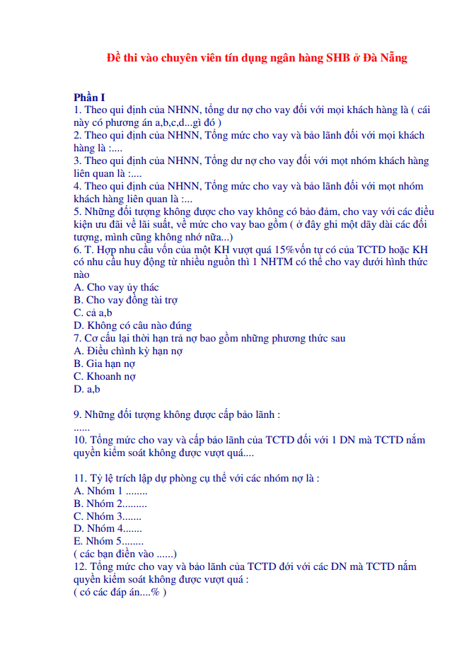 image for page Tổng hợp đề luyện thi của các ngân hàng 