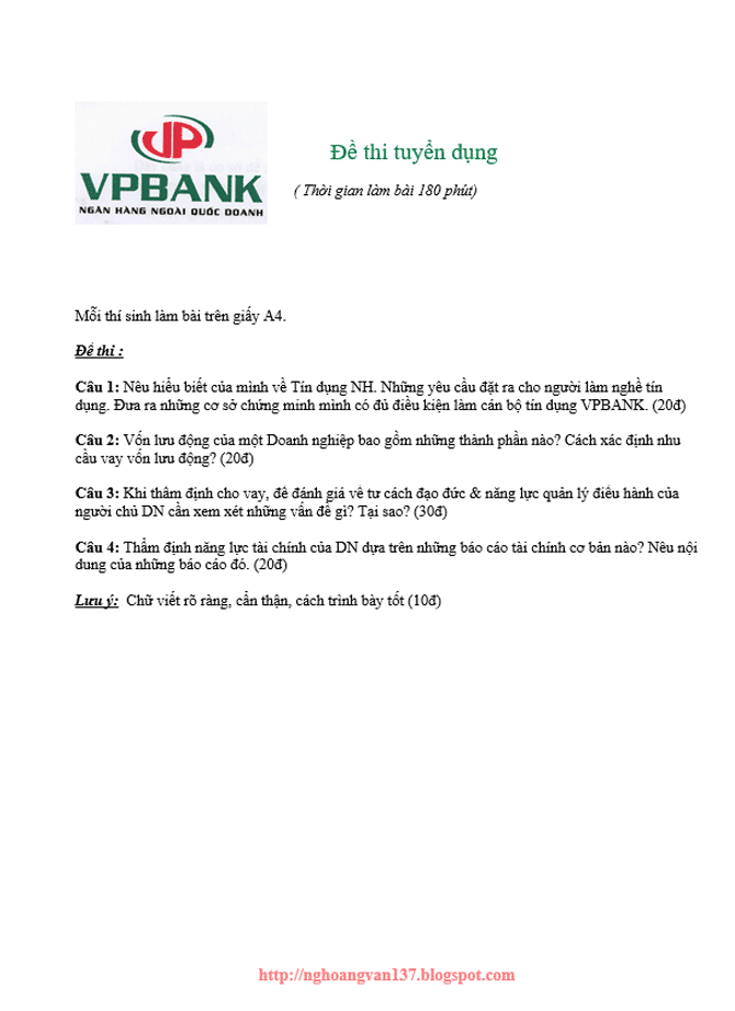 image for page Tổng hợp đề luyện thi của các ngân hàng 