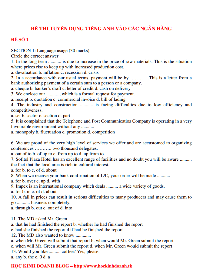 image for page Tổng hợp đề luyện thi của các ngân hàng 