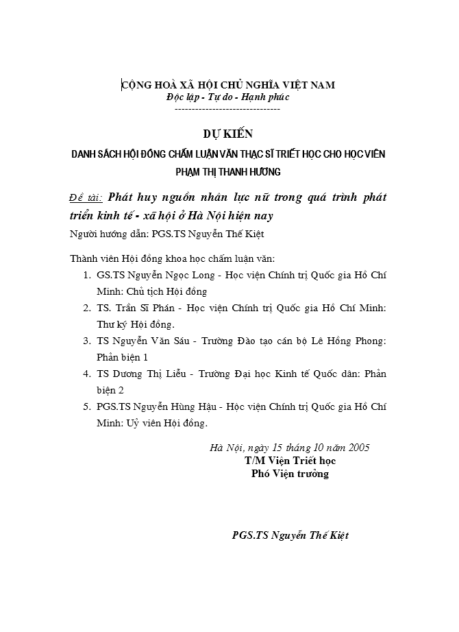 image for page Phát huy nguồn nhân lực nữ trong quá trình phát triển kinh tế - xã hội ở Hà Nội hiện nay