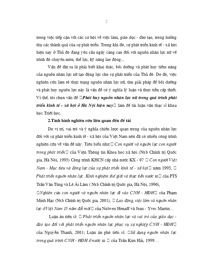image for page Phát huy nguồn nhân lực nữ trong quá trình phát triển kinh tế - xã hội ở Hà Nội hiện nay