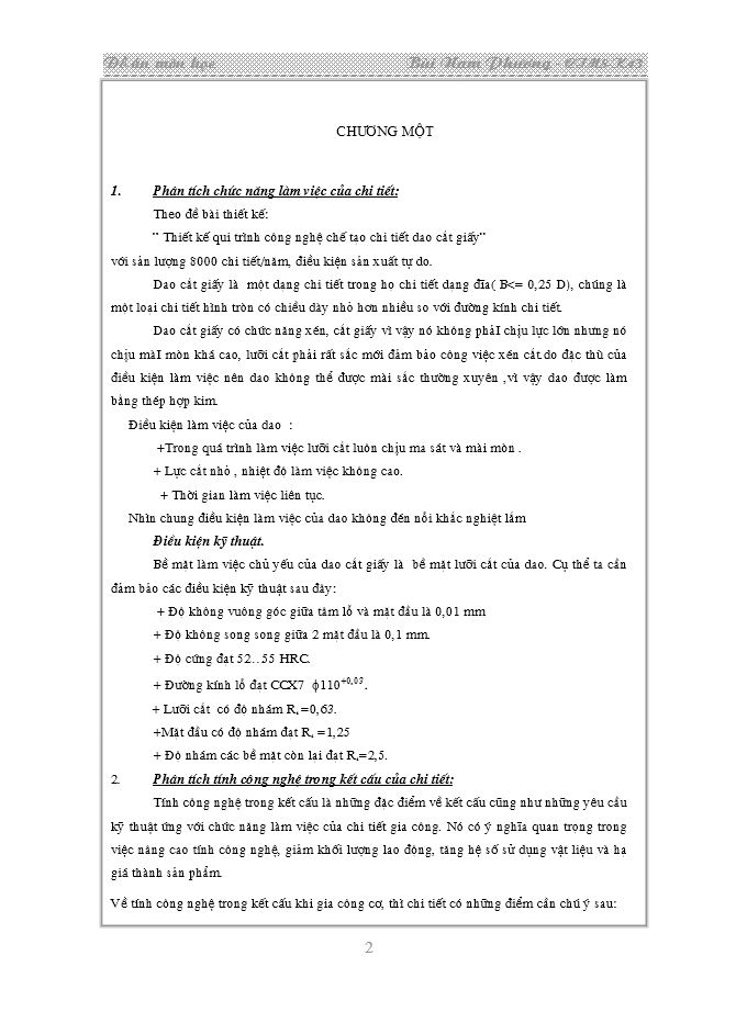 image for page Thiết kế qui trình công nghệ chế tạo chi tiết dao cắt giấy