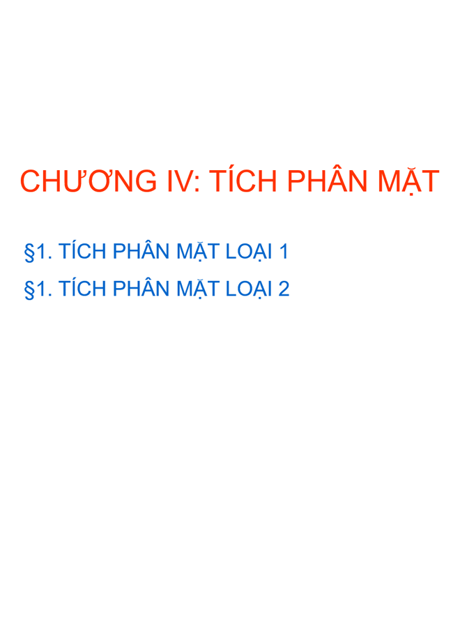 image for page Slide về các chương giải tích 2