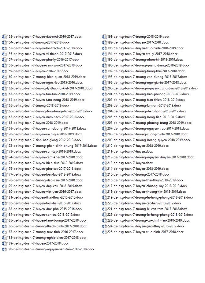 image for page Tổng hợp bộ đề thi học sinh giỏi toán 7 qua các năm