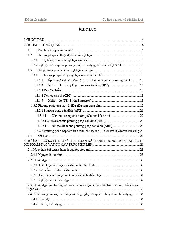 image for page Nghiên cứu ảnh hưởng của các thông số công nghệ trong quá trình dập tấm trên rãnh chu kỳ nhằm tạo vật liệu có cấu trúc siêu mịn bằng phương pháp mô phỏng số kết hợp với thực nghiệm.