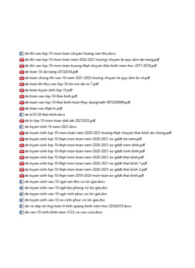 image for page Tổng hợp đề thi tuyển sinh các môn vào 10 trên cả nước