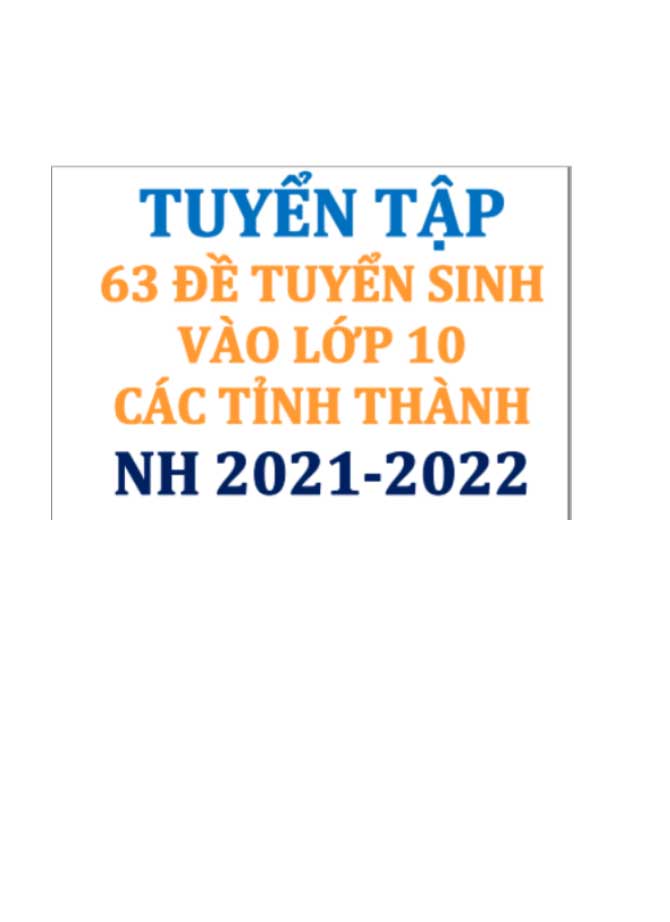 image for page Tài liệu ôn luyện thi vào 10 và các tài liệu thi đánh giá năng lực