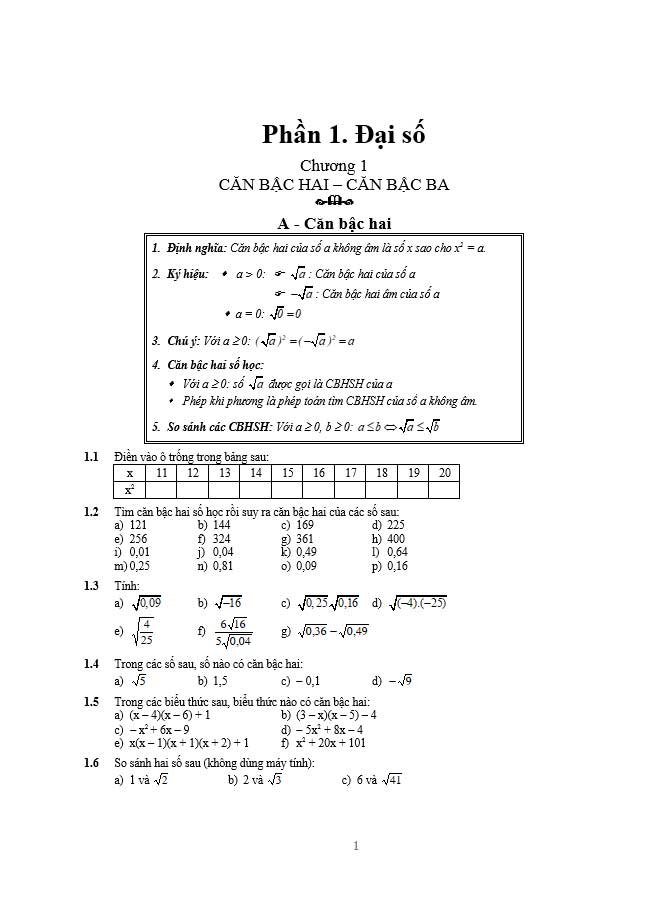 image for page Đề bồi dưỡng, chuyên đề và các đề củng cố kiến thức môn toán 8