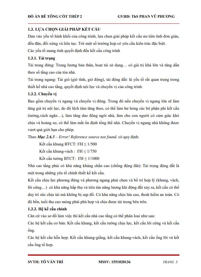 image for page Đồ án bê tông cốt thép 2