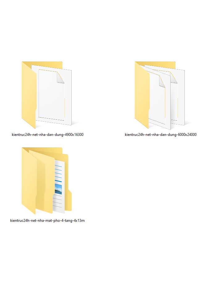 image for page Tổng hợp các bản vẽ kiến trúc nhà mặt phố, các căn biệt thự