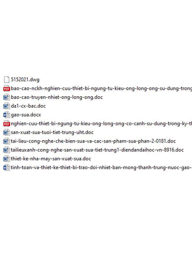 Thiết kế nhà máy sản xuất sữa tươi thanh trùng và Yaourt tiệt trùng