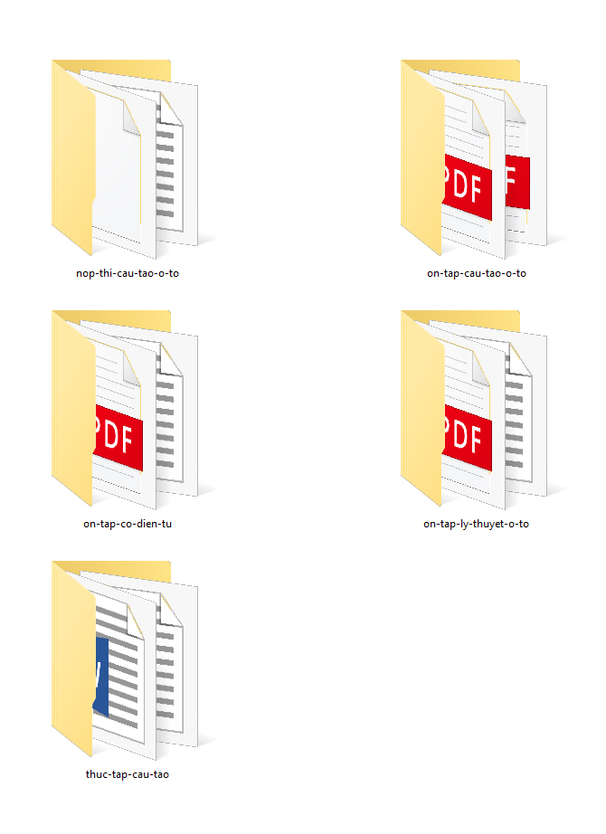 Tài liệu về các bài cấu tạo ô tô