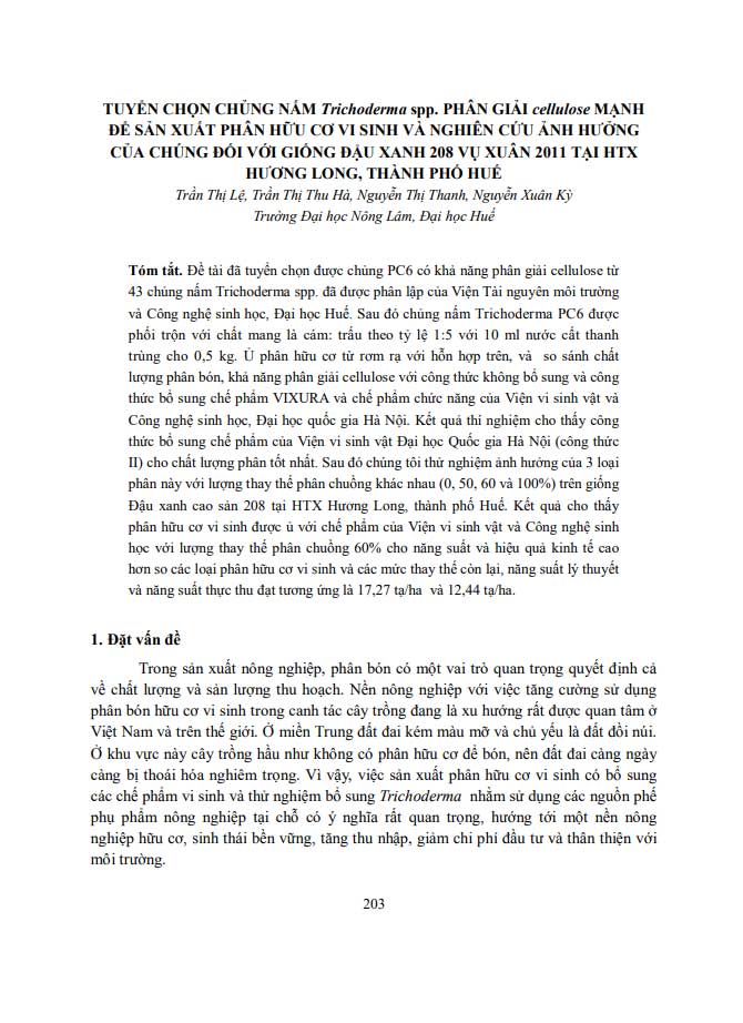 image for page Quá trình sản xuất phân bón vi sinh