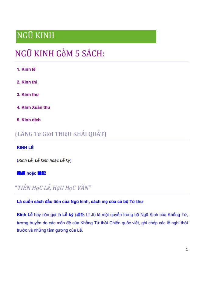image for page Sách về nho giáo