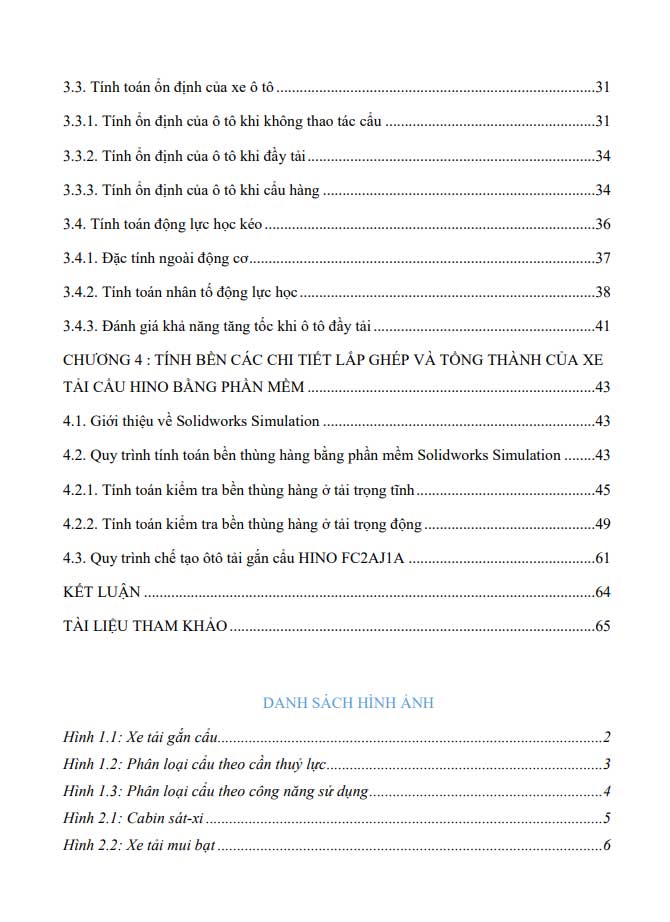 image for page Thiết kế xe tải gắn cẩu dựa trên xe cơ sở HINO