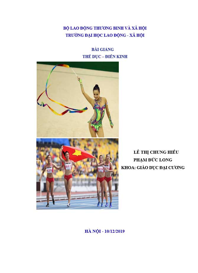 BÀI GIẢNG THỂ DỤC – ĐIỀN KINH