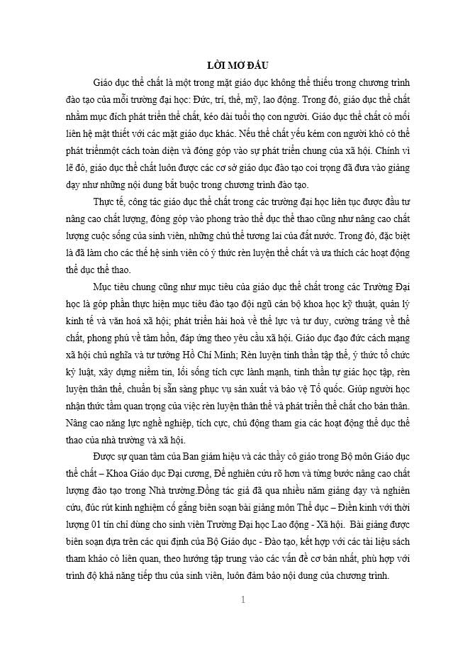 image for page BÀI GIẢNG THỂ DỤC – ĐIỀN KINH