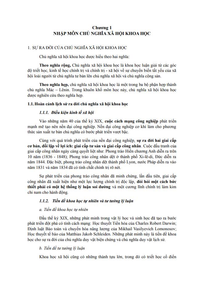 image for page Bài giảng chủ nghĩa xã hội khoa học