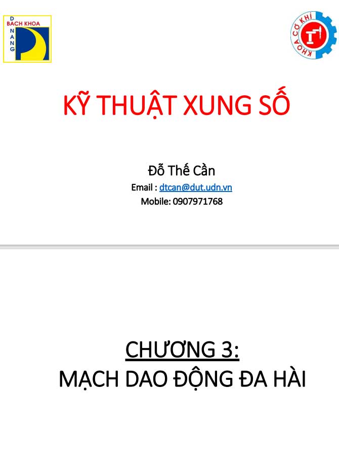 Bộ tài liệu kỹ thuật xung - số