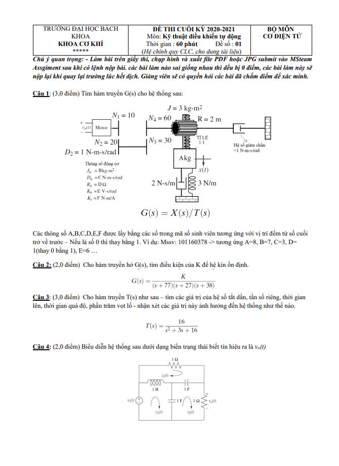 image for page Kỹ thuật điều khiển tự động