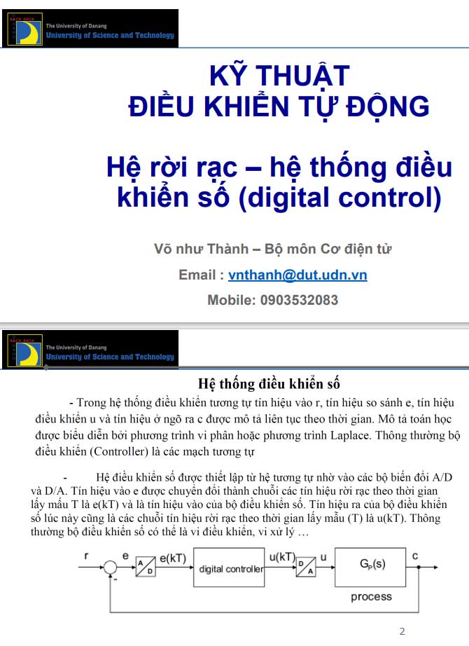 image for page Kỹ thuật điều khiển tự động