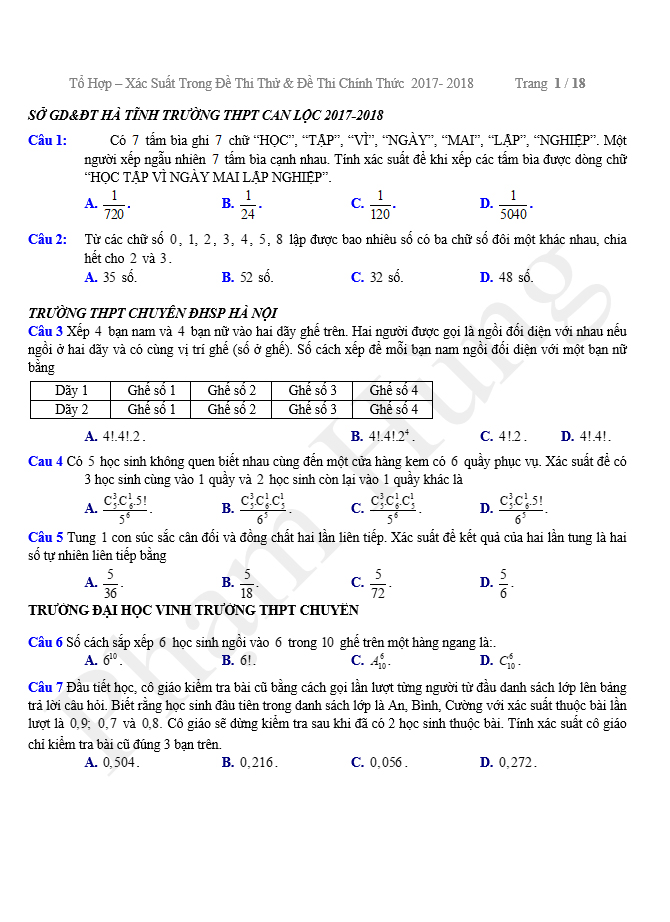 image for page Tổng hợp đề thi toán 11 