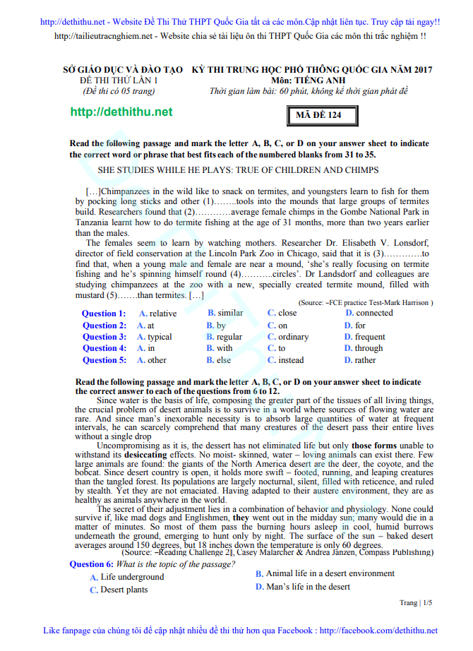image for page Bộ tài liệu ôn tập và đề thi, đề cương tiếng anh lớp 12