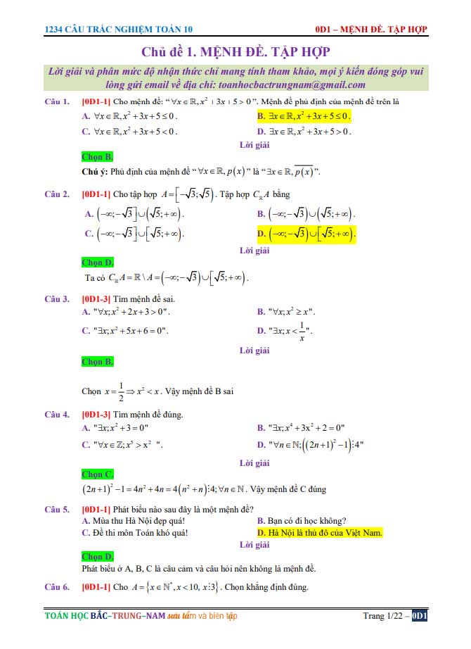 image for page Bộ tài liệu đề kiểm tra thi học kì và ôn tập môn toán 10